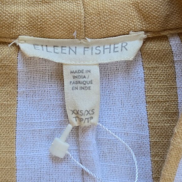NWT Eileen Fisher Organic Cotton Kimono Robe Coverup Cardigan XXS - Picture 3 of 10